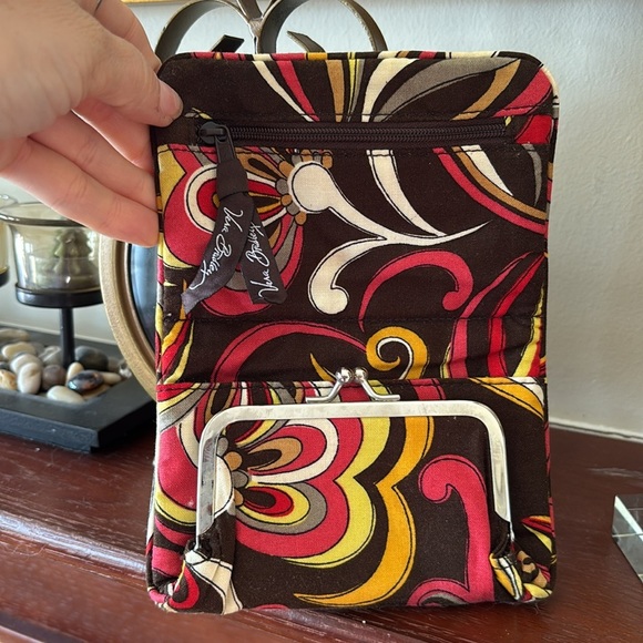 Vera Bradley Puccini Floral Toggle Tote Shoulder Bag & Matching Wallet Quilted - Picture 12 of 16